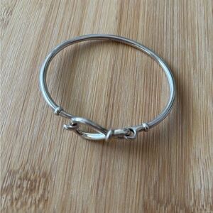 Pandora Infinity Knot Bangle in sterling silve